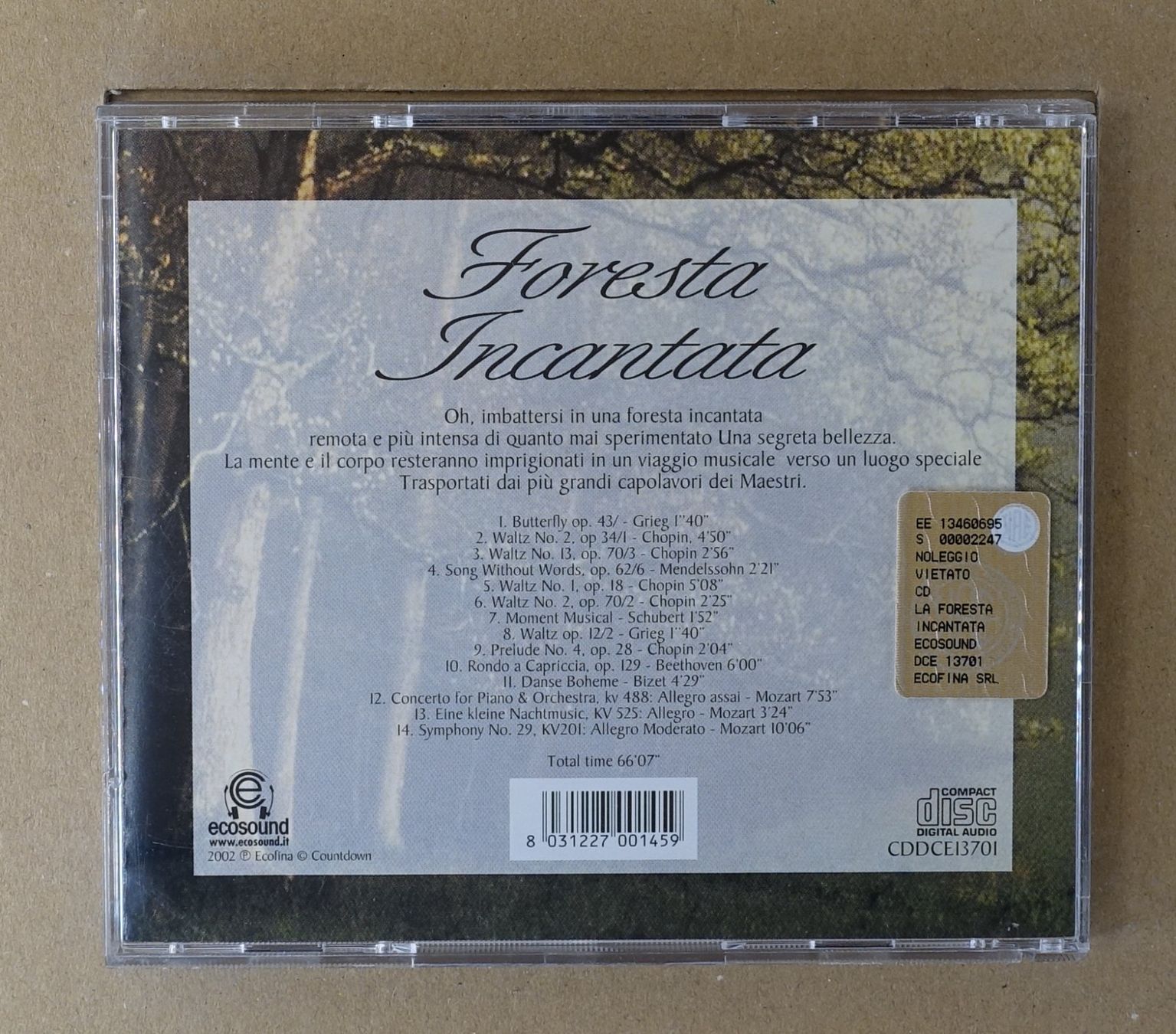 CD: Natura: Foresta Incantata - F30 – Usato da Sessa venduto da fraenklishop 1