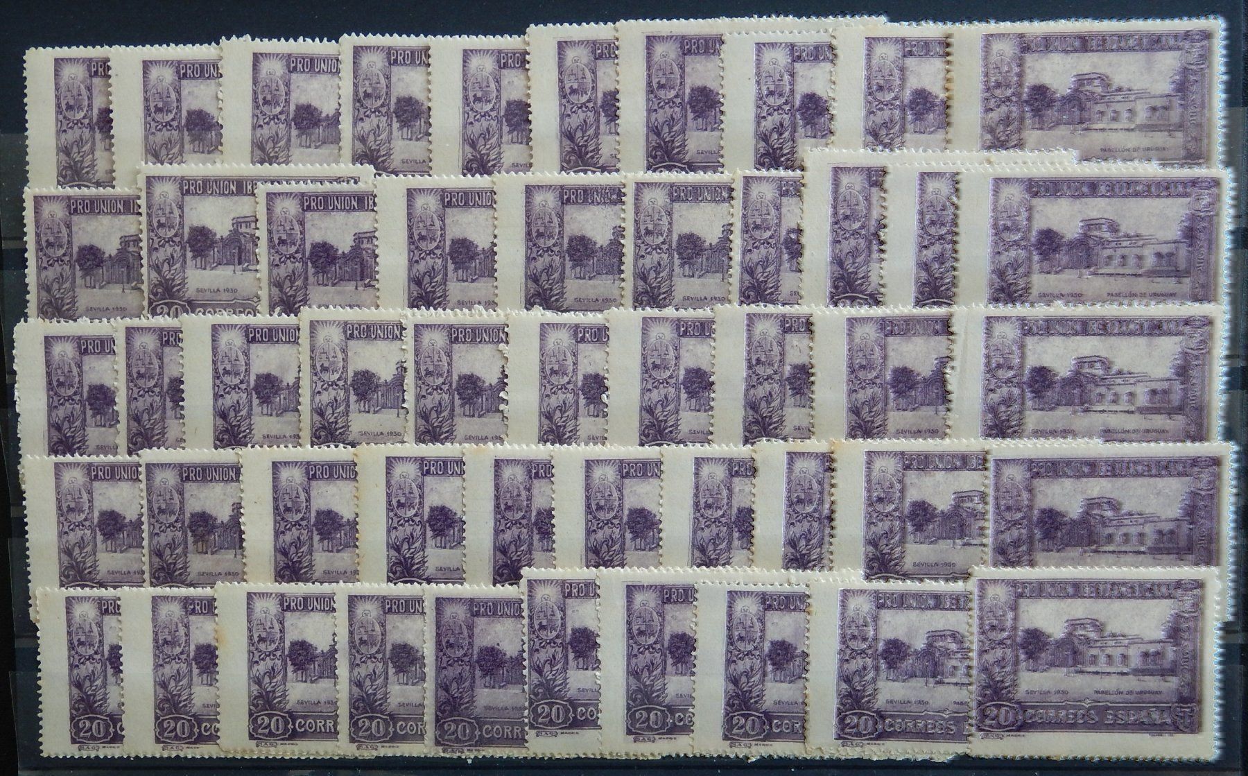 Tutti i francobolli: Spanien Kat. 542 ** 1930 Kat. 40 Euro – Usato da Zürich venduto da Muehlekauf