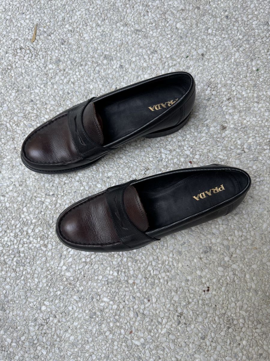 Prada Scarpe da donna: Prada Saffiano Leather loafers 37 – Nuovo (secondo la descrizione) da Bern venduto da ili_bg5s 1