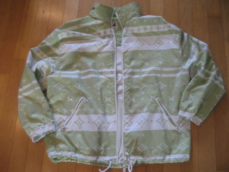 Tolle Sommerjacke lindgrün gemustert