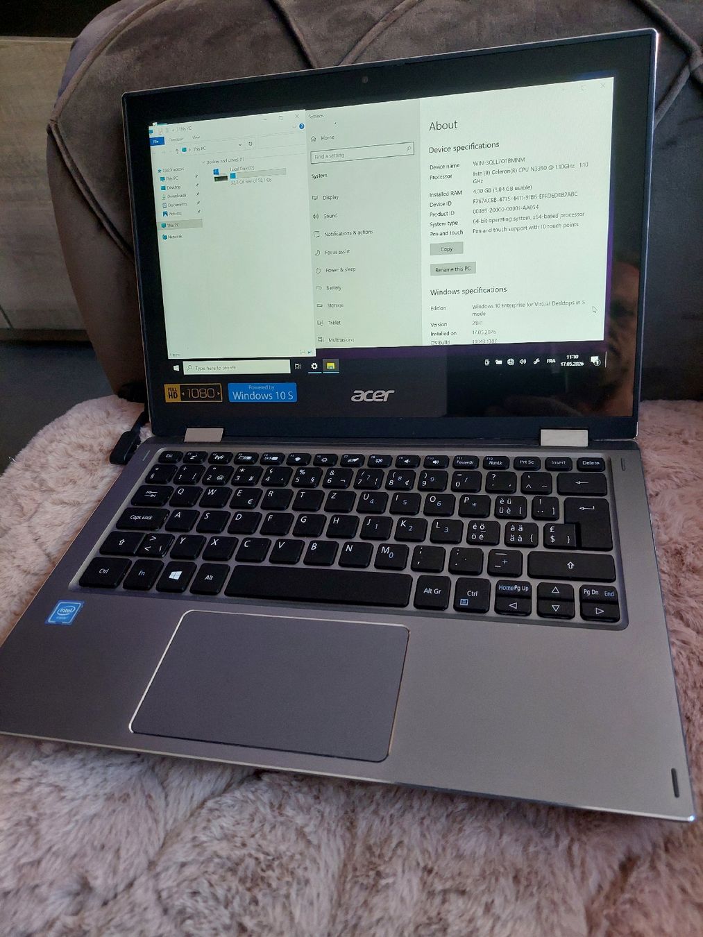 Acer Notebooks: Acer Spin 1, ordinateur portable 11.6", comme neuf! – Gebraucht aus Meyrin von aki_1971 2