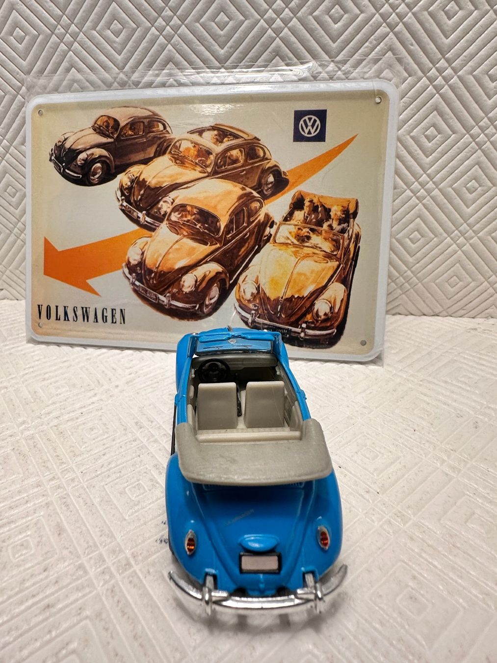 Volkswagen Modellini d'auto: VW Käfer Cabriolet & Postkarte – Nuovo (secondo la descrizione) da Seuzach venduto da Jage 4