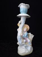 Antiker Kerzenständer mit Figur