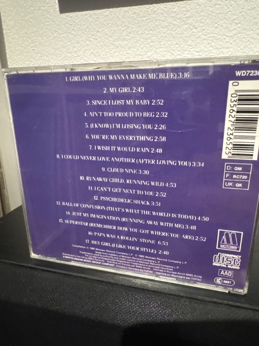 CD: The Temptations CD - Compact Command Performances Hits! – Usato da Oberglatt ZH venduto da Incredibles 1