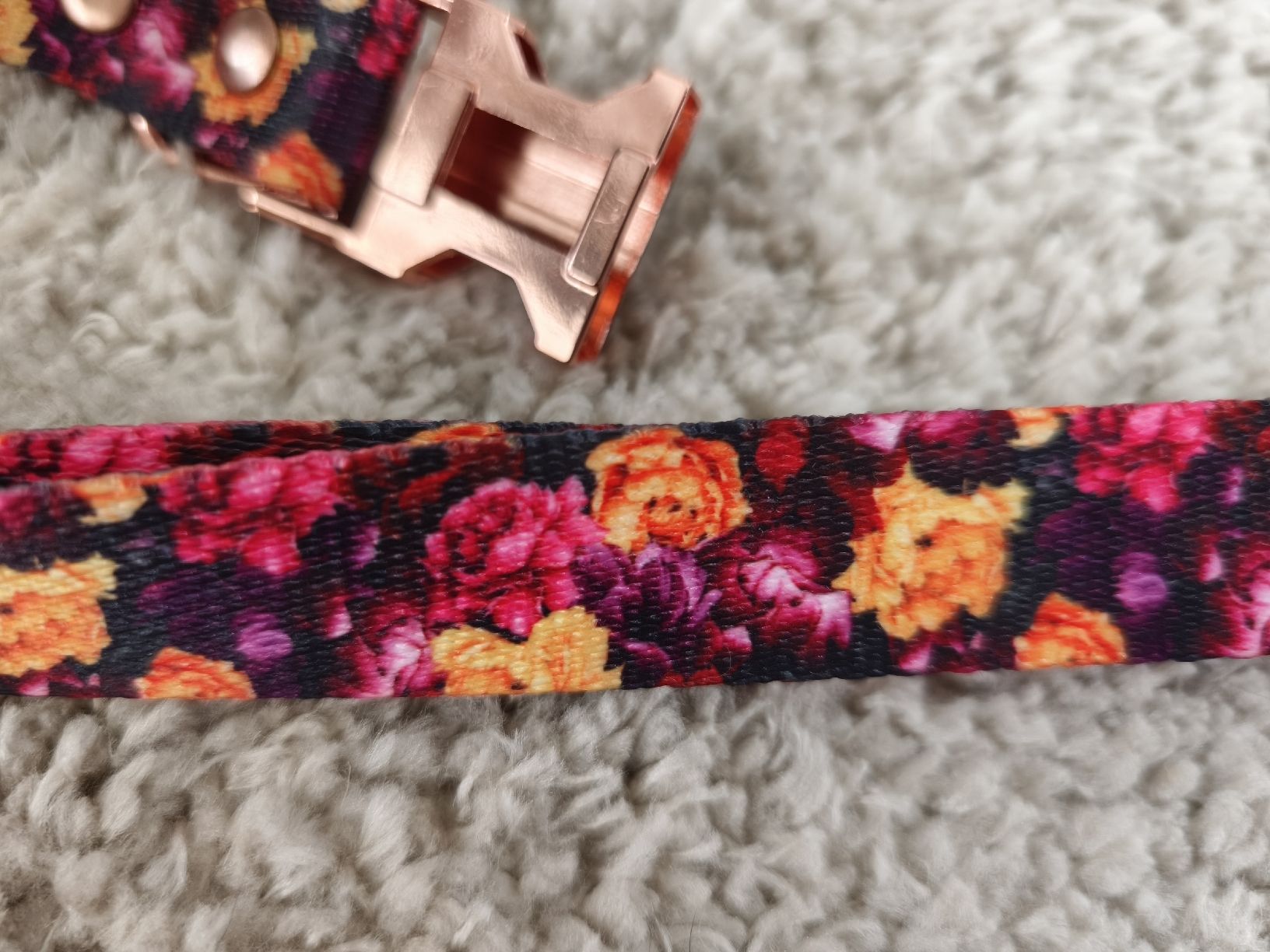 Guinzagli & Collari: Hundehalsband myluckydog Blumen – Nuovo (secondo la descrizione) da Subingen venduto da MZubi 2
