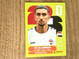 Panini FIFA WM 2026 Sticker Amir Al-Ammari IRQ 10