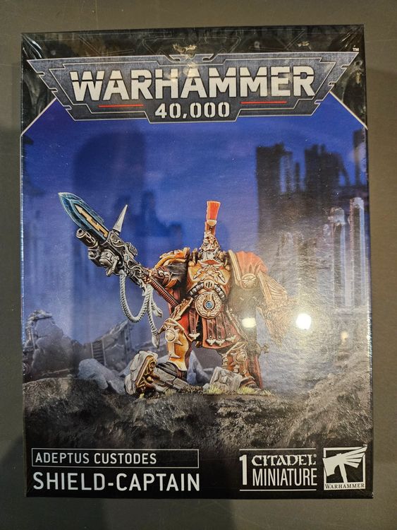Warhammer 40K Adeptus Custodes Shield Captain in Allarus Terminator