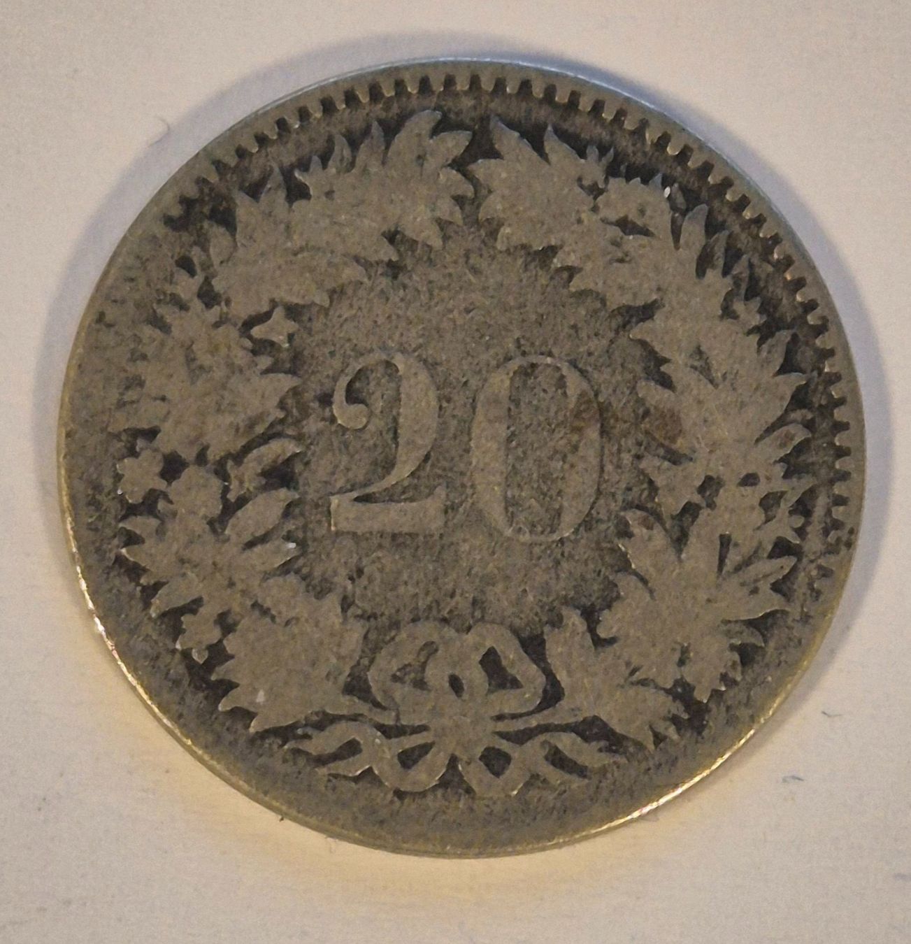 Alle Münzen: 20 Rappen 1850 ab 1 Fr. !! – Gebraucht aus Luzern von Vreneli_1 1