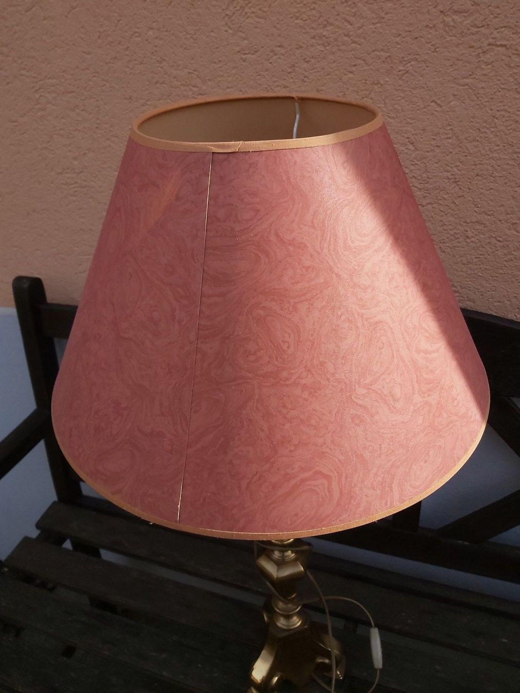 Lampade: Nostalgische, grosse, schwere Lampe – Usato da Winterthur venduto da Goldpipau 2