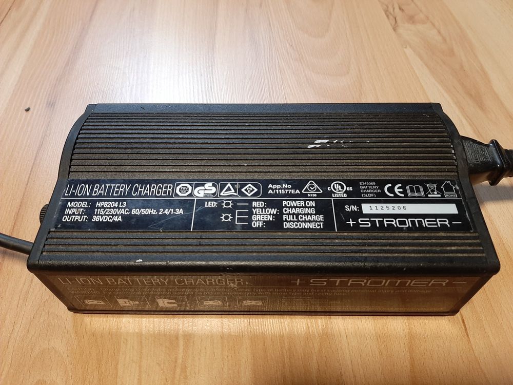 stromverbrauch ladegerät e bike