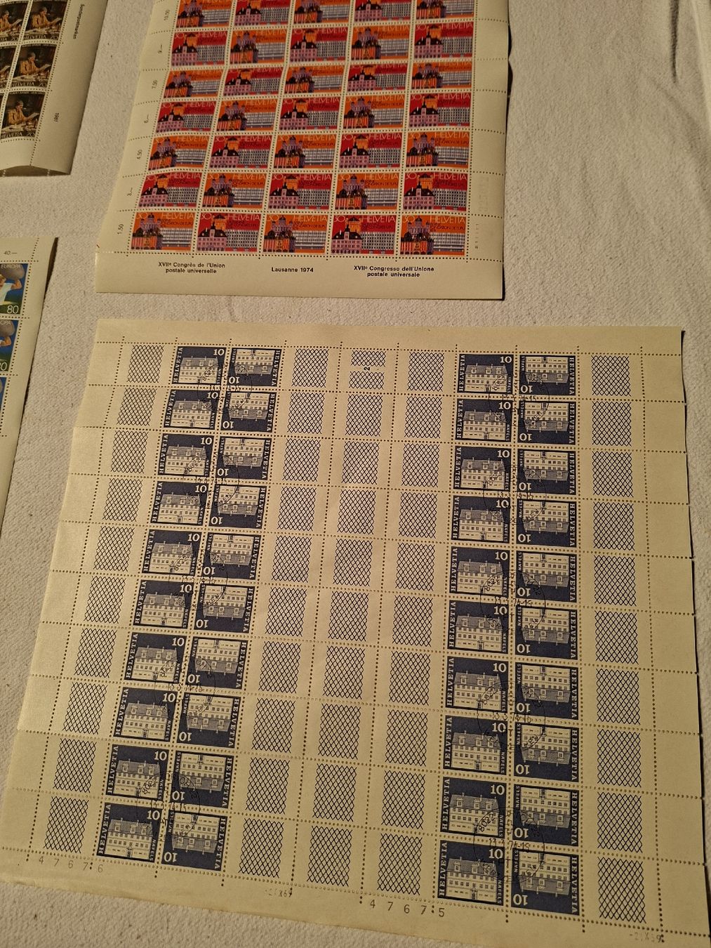 Tutti i francobolli: 10 Bogen/Teilbogen mit Ersttag Stempel – Nuovo (secondo la descrizione) da Masein venduto da Vintagericcardo 5