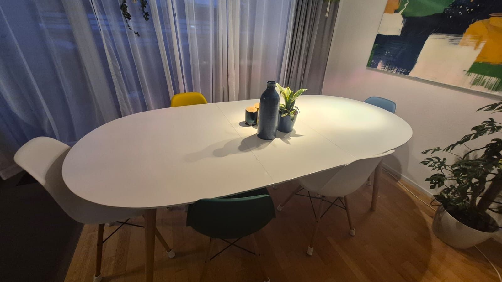 Tavoli: Ausziehbarer Tisch weiss – Usato da Ennetbaden venduto da phi_h8kp 1