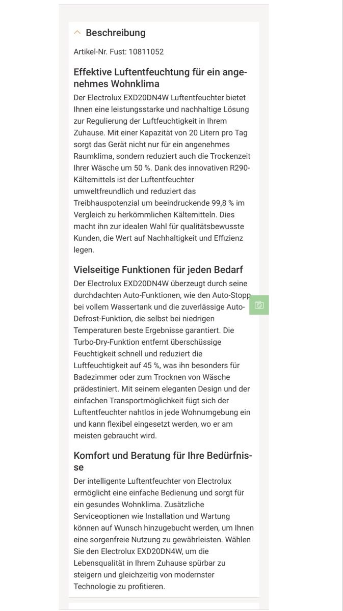 Electrolux Deumidificatori: Electrolux Luftentfeuchter NEW! – Nuovo e nell'imballaggio originale da Zürich venduto da Privat4444 4