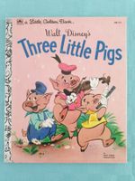 Vintage Kinderbuch Three Little Pigs DiSNEY englisch