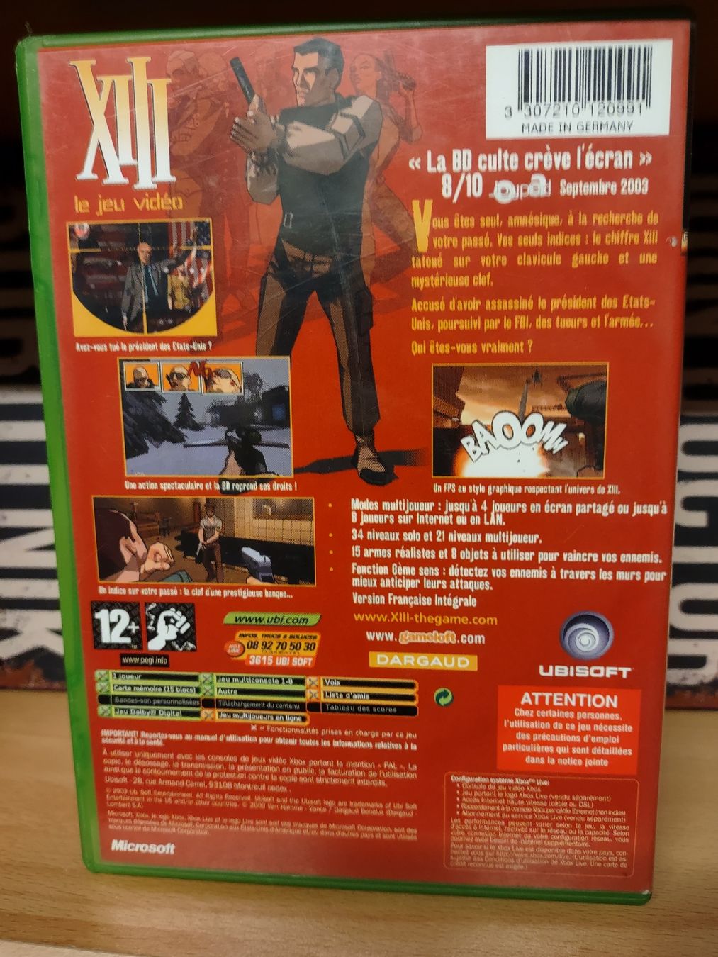 Microsoft Spiele: XIII - Jeu Xbox Original - – Gebraucht aus Fribourg von PastGame 1