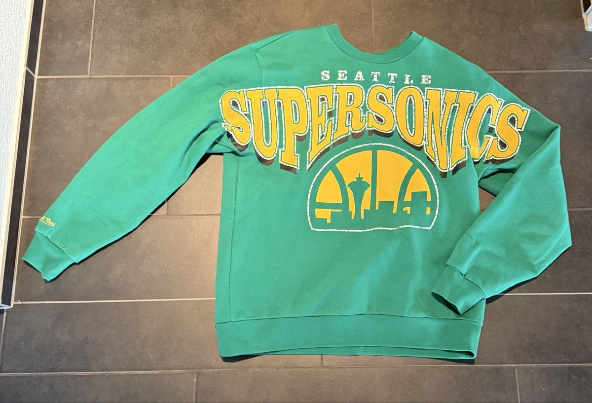 Maglioni & Felpe: Seattle supersonics sweater Mitchell and ness – Usato da St. Gallen venduto da das_pmk2