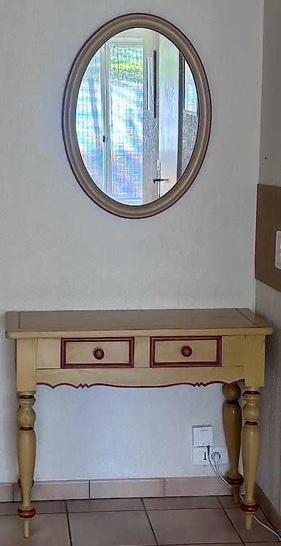 Kommoden: Ensemble commode et miroir, style campagnard – Gebraucht aus Chêne-Bougeries von Assouille 1