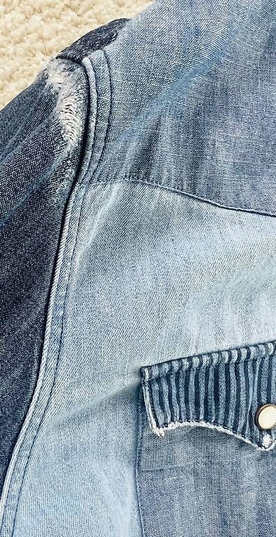 Levi's Camicie: EINZIGARTIGES LEVI'S VINTAGE RECYCLING DENIMHEMD – Usato da Horgen venduto da Seppus75 4