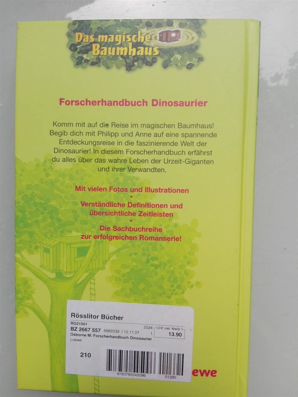 Libri: Forscherhandbuch Dinosaurier (Loewe) – Usato da St.Gallen venduto da elk2023 8
