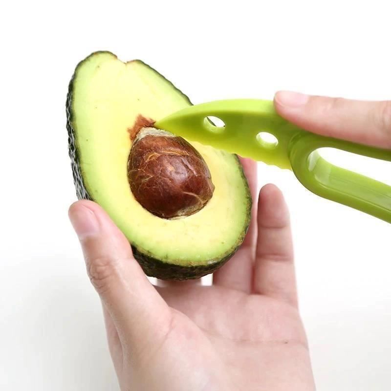 Coltelli da cucina: Alles-in-einem-Avocadoschneider – Nuovo e nell'imballaggio originale da Gurmels venduto da Swisspod 2
