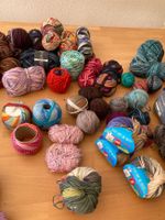 Wollknäuel Konvolut verschiedene Farben