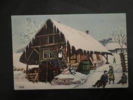 AK   1918 Winter Künstlerkarte   (G3283)