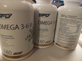 3x SFD Nutrition Omega 3-6-9 180 Kapseln Neu