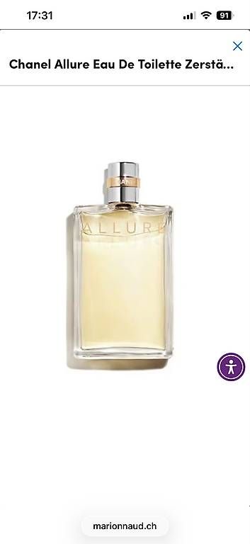 Parfum & Eau de Toilette: CHANEL ALLURE EAU DE TOILETTE ZERSTÄUBER – Gebraucht aus Olten von Ksabokan 1