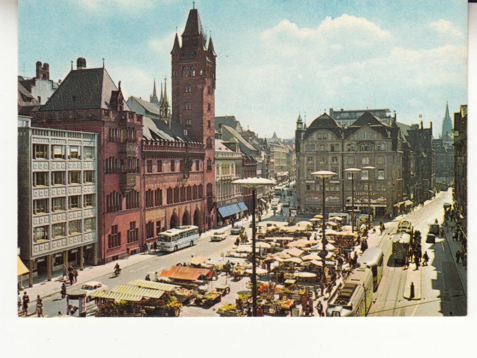 Cartoline postali: Basel ca. 1970 – Usato da Bürglen TG venduto da StampGraf