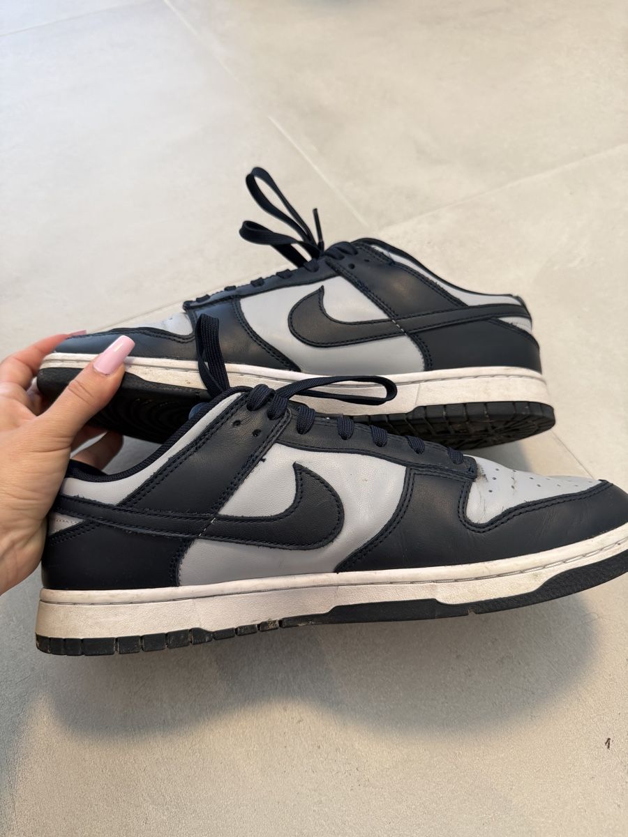 Nike Scarpe da uomo: Nike Dunk Low, Herren Sneaker, Navy/Grau, Grösse 45 – Usato da Unterlunkhofen venduto da cgi99 2