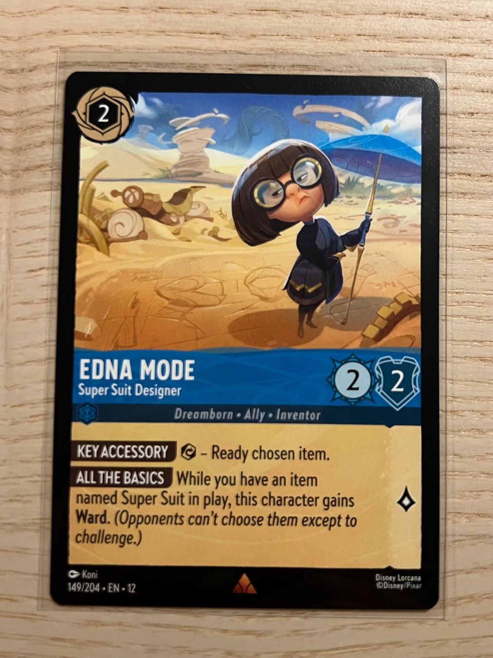 Disney Sammelbilder & Trading cards: Edna Mode 149 EN Disney Lorcana Wilds Unknown 12 – Neu (gemäss Beschreibung) aus Rafz von SaintCruz