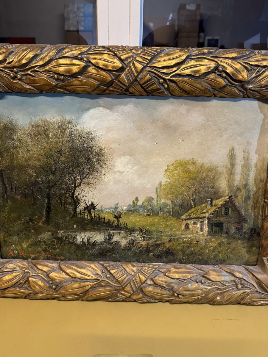 Tableaux: Original gemalte signiert Bild Antik  – D'occasion à Schlieren par Freundlich02 2