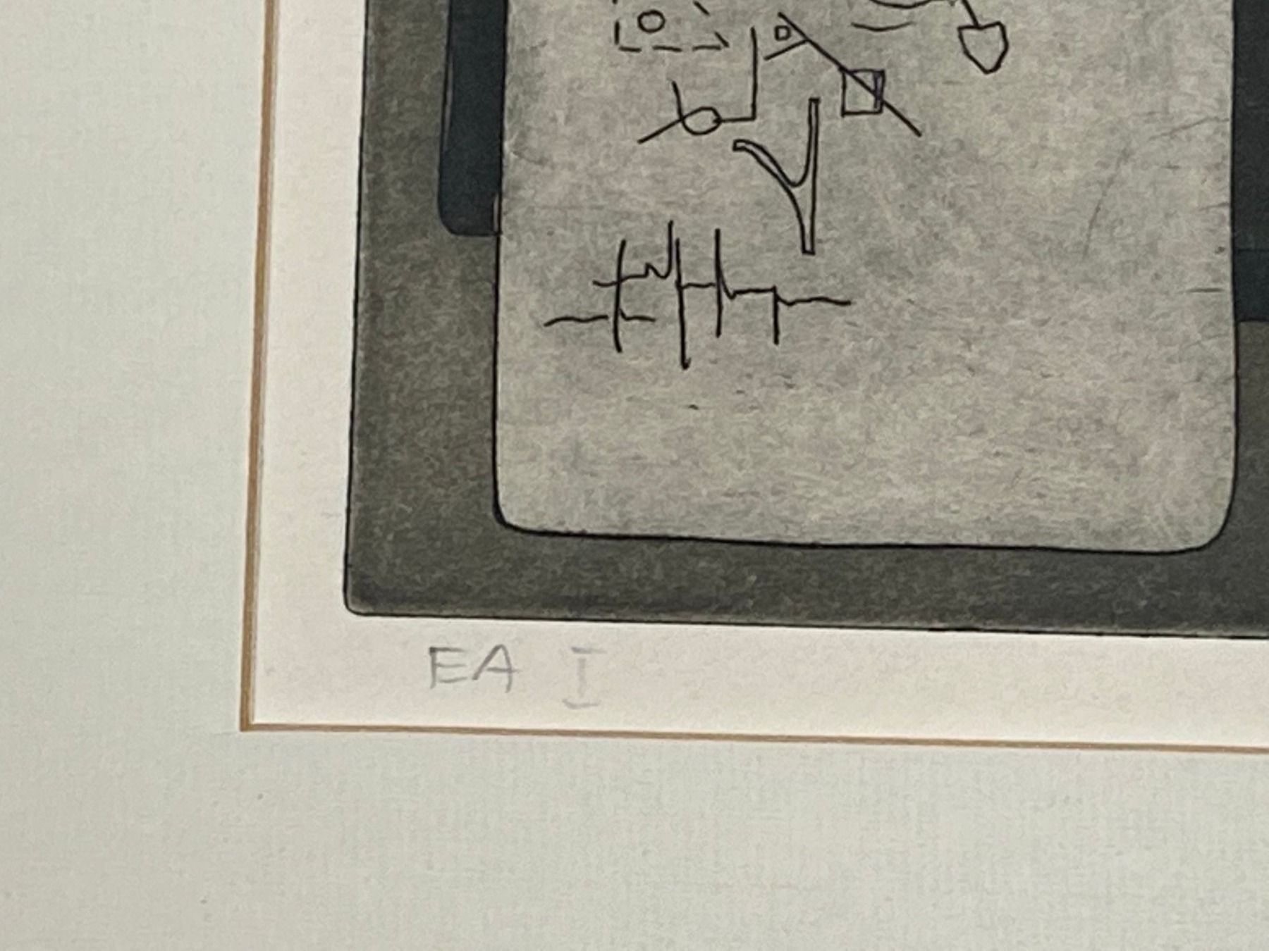 Grafiken & Lithographien: EA Lithografie Verena Geissmann gerahmt – Gebraucht aus Vaduz von Unikate-Markt 1
