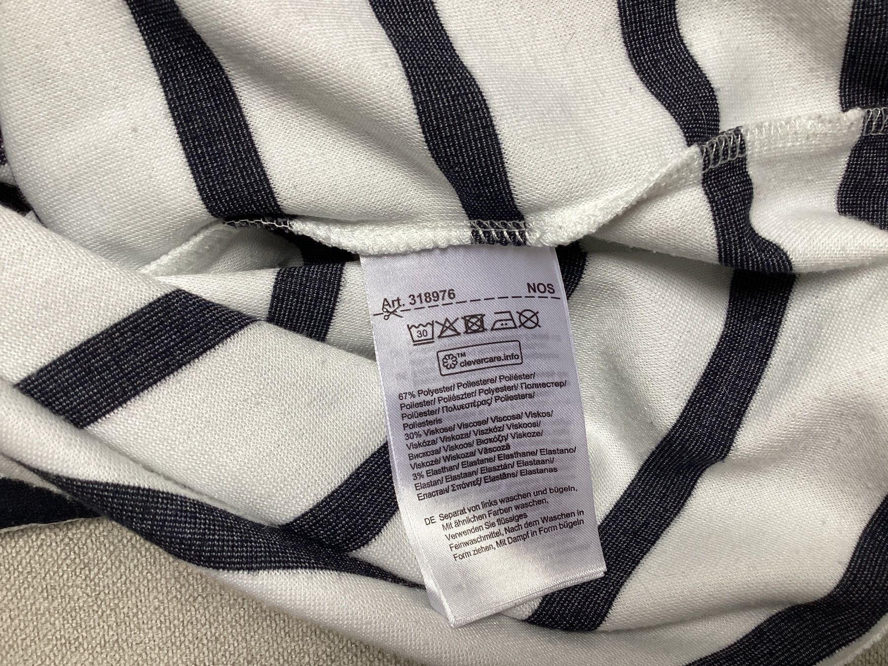 Cecil Maglioni & Felpe: Cecil Kapuzenpullover gestreift marineblau weiss Gr. L – Usato da Homberg b. Thun venduto da Homata 5