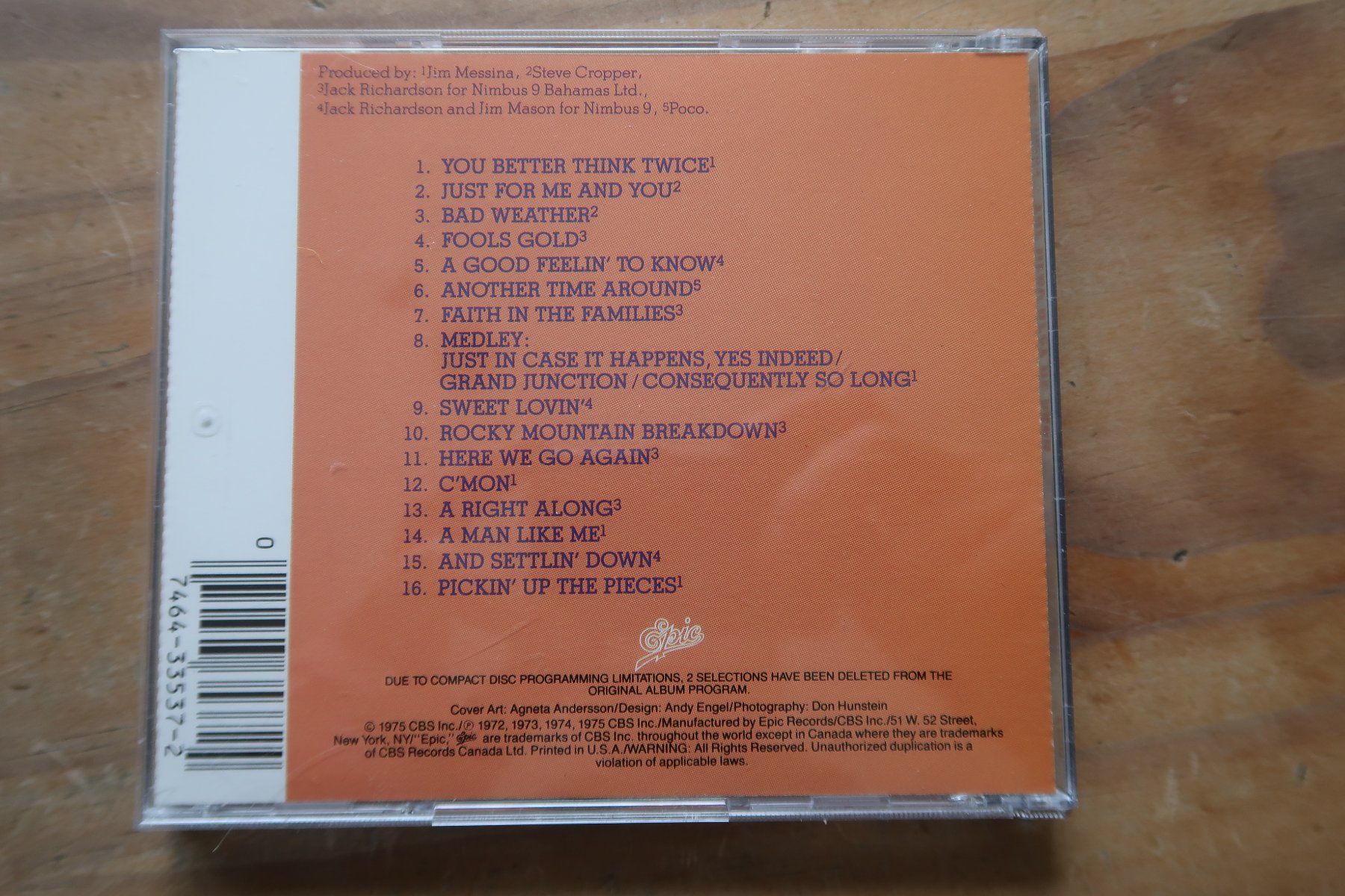 CD: POCO - THE VERY BEST OF - CD – Usato da Basel venduto da Patiscat 1