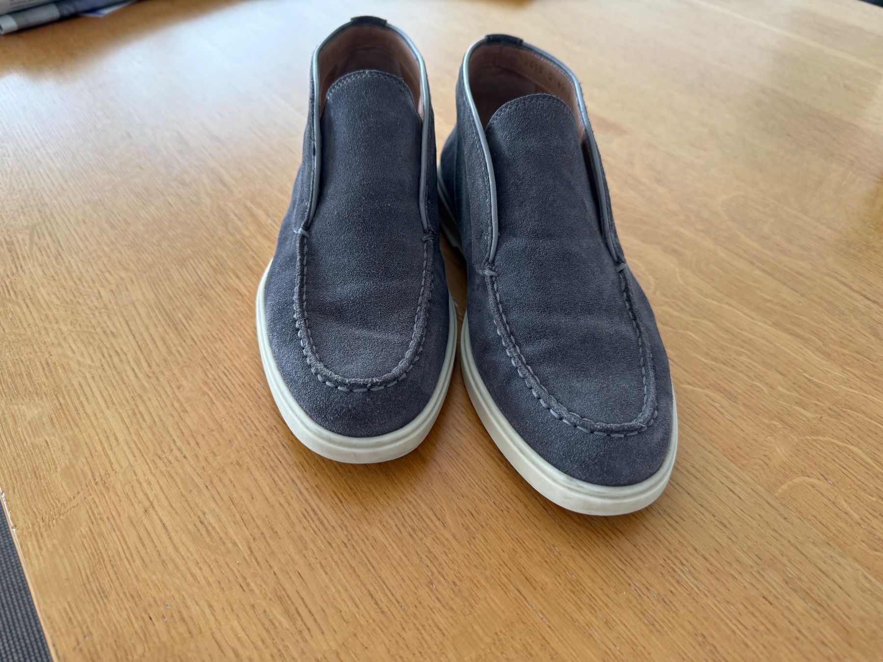 Santoni Scarpe da donna: Santoni Loafers in grau Grösse 36 – Usato da Wermatswil venduto da Pmoerikofer 1