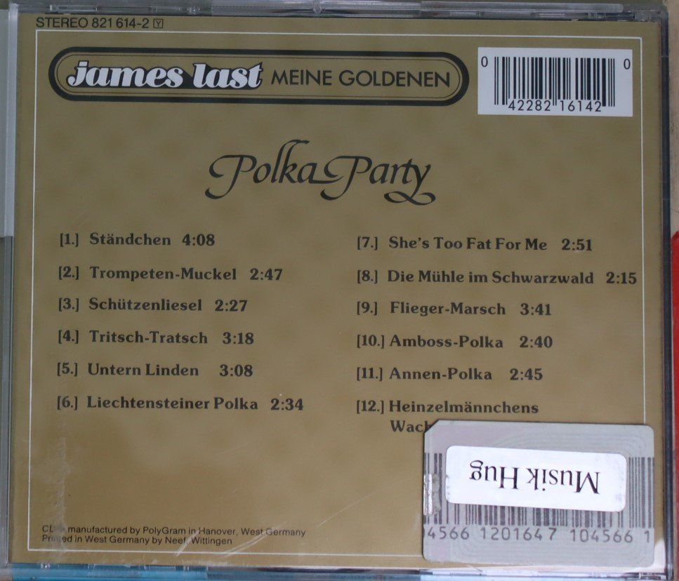 CD: James Last – Polka Party – Usato da Luzern venduto da CONTENTI 2