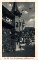 Thun - Freienhofgasse mit Rosengarten