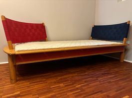 Bett Massivholz (auch als Hochbett), Kinder- oder Jugendbett