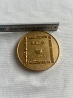 Alte Schützenmedaille Mathise mit Schiessplatz 500m B 1975(I
