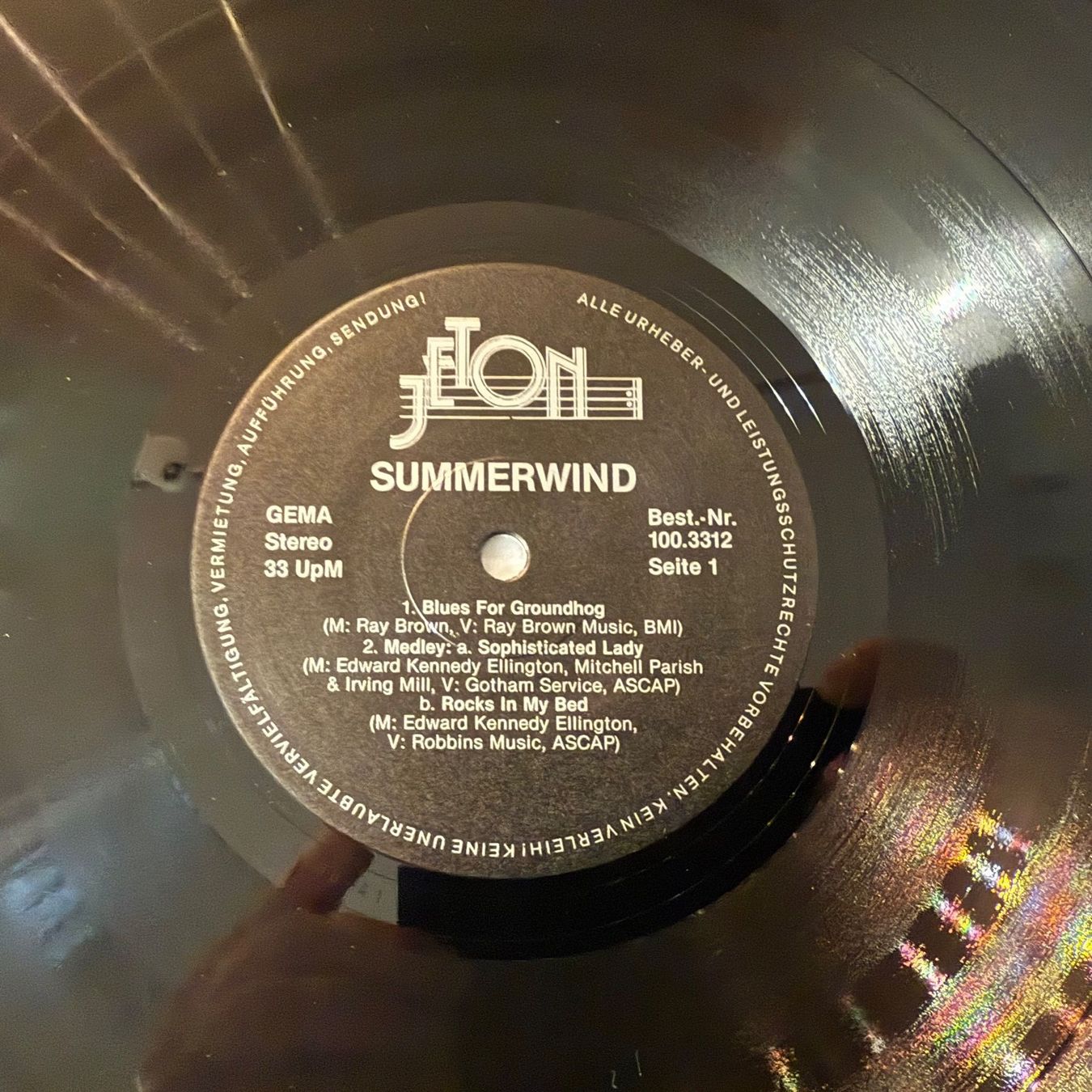 Dischi in vinile: RAY BROWN, MONTY, GRIFFIN, DREW, - SUMMERWIND – Usato da Zürich venduto da fehlton 5