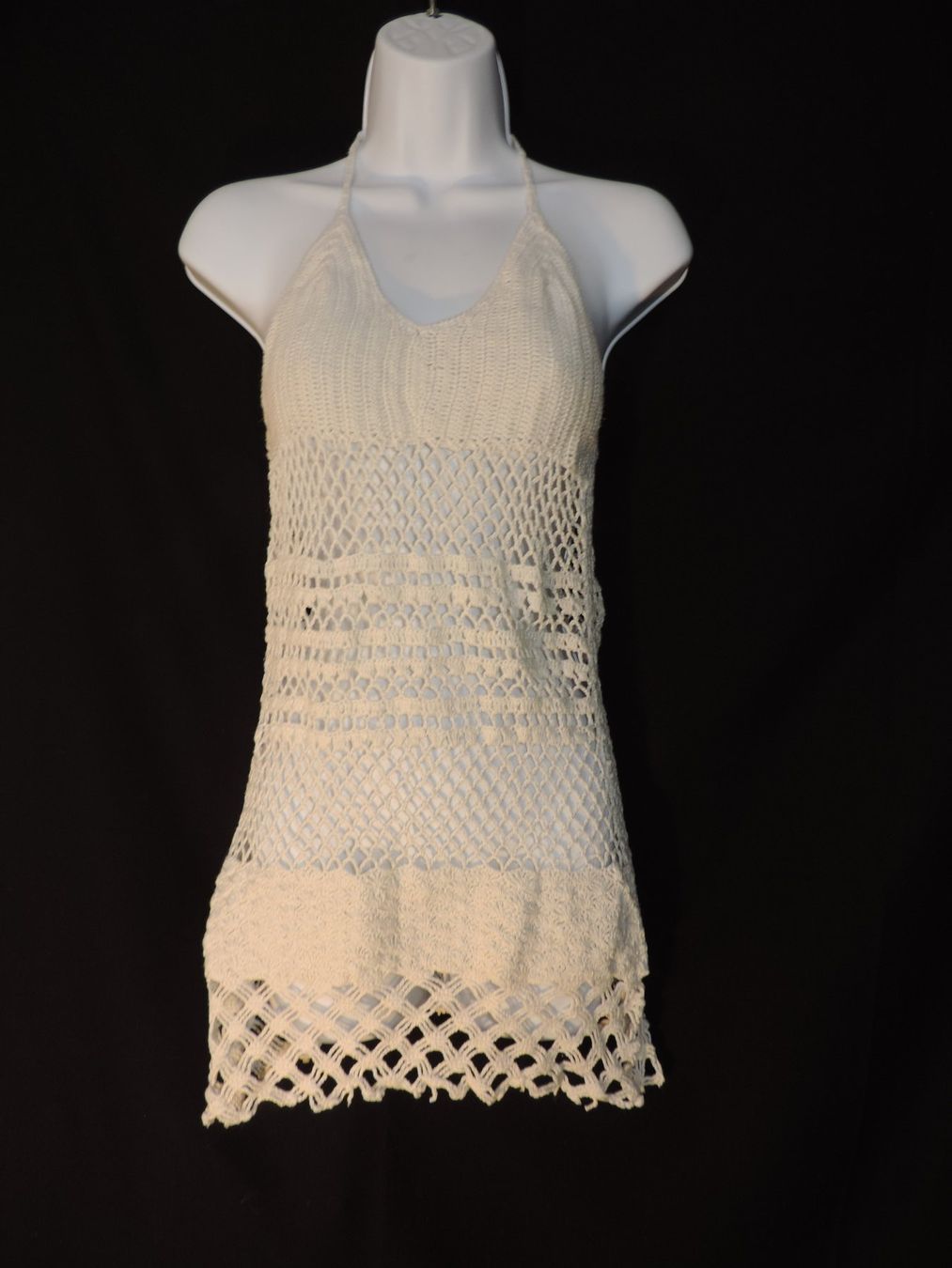 Robes: robe crochet blanc – D'occasion à Genève par Axelle333 4