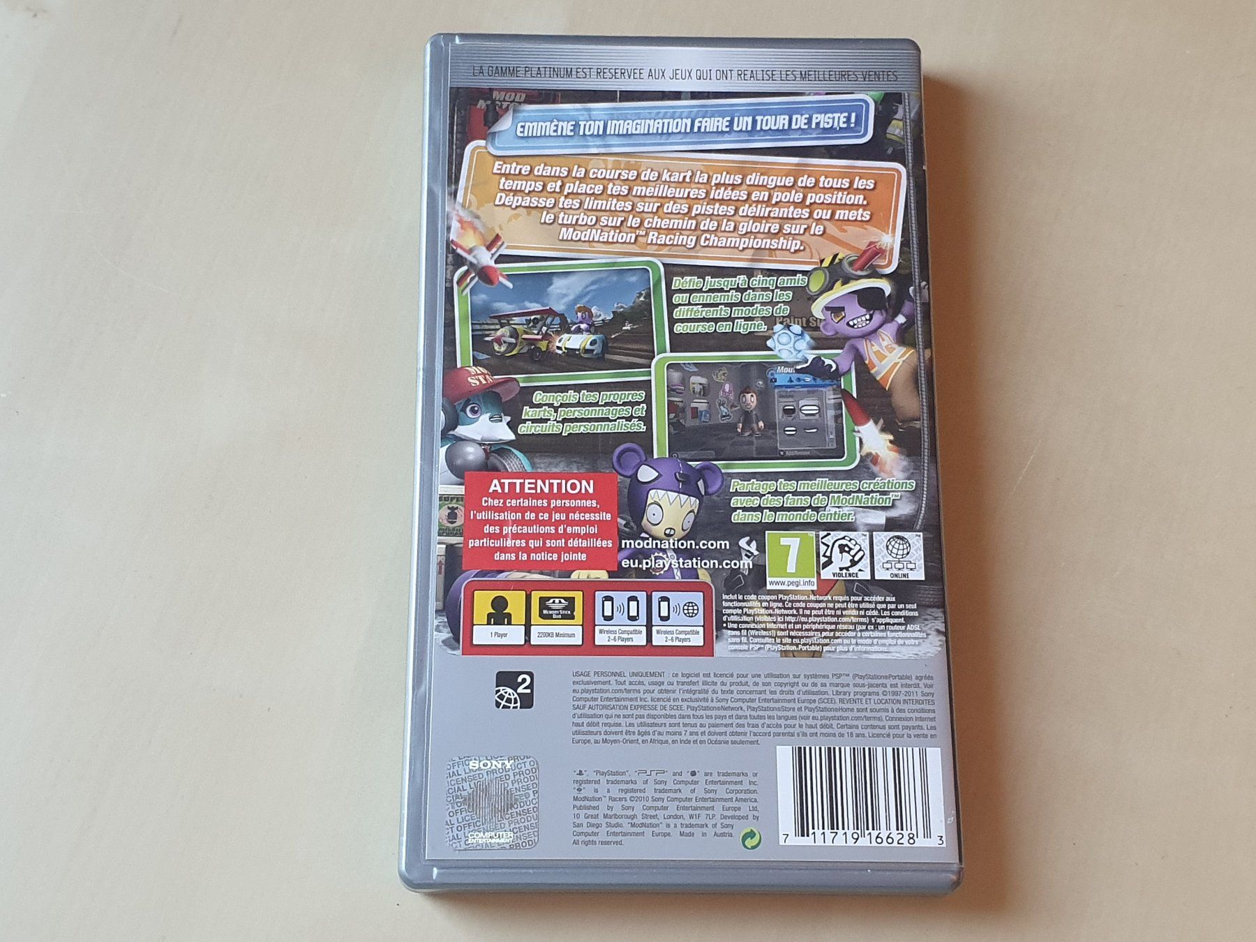 Sony Spiele: Modnation Racres FRA – Gebraucht aus Stansstad von collectorsshop 1