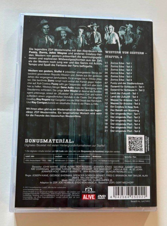 Tutti i DVDs: Western von Gestern - Staffel 4 3 DVDs vergriffen – Nuovo (secondo la descrizione) da lupfig venduto da maniacs666 2
