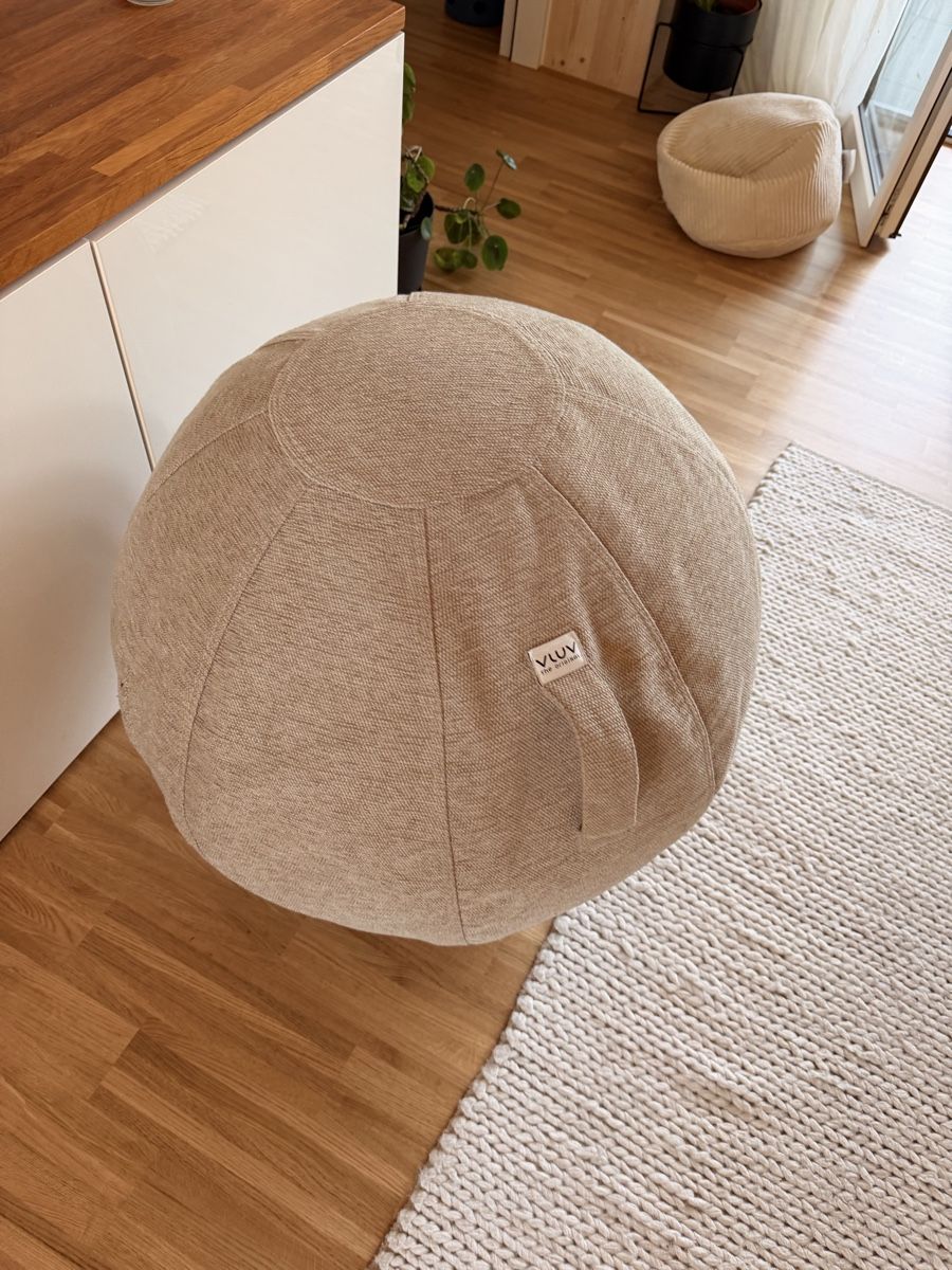 Hocker: Vluv Sitzball - Grösse 75 in beige – Gebraucht aus Aarau von harush 2