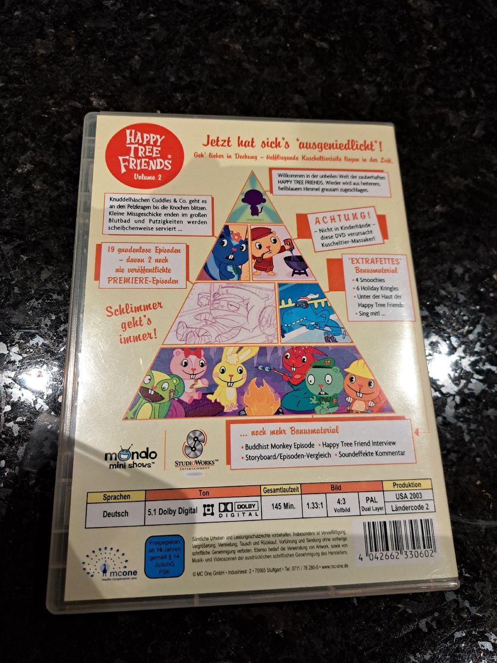 Tutti i DVDs: 2 DVDs Happy Tree Friends Volume 1&2 – Usato da Sirnach venduto da Der-Installateur 3