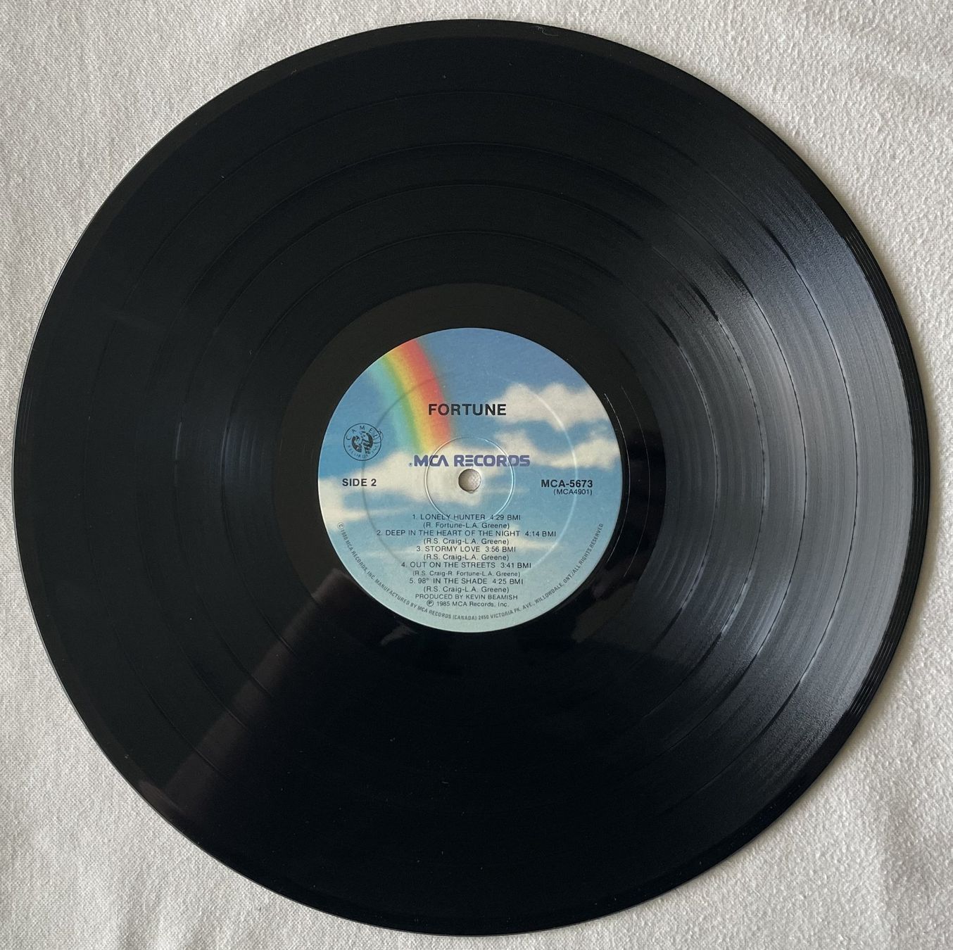 Dischi in vinile: Fortune - Fortune - LP - 1985 - Canada First Press - MCA Rec – Usato da Uster venduto da Zardodel 3