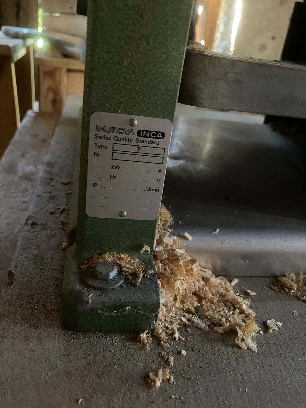 Inca Tutte le macchine: INCA Hobelmaschine 220/380V – Usato da Cunter venduto da Bicasi58 8