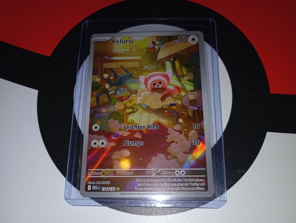 Pokémon Karte Velursi 154/132🔥Mega Entwicklung🔥ab 1Fr.!!🔥 (Neu (gemäss ...