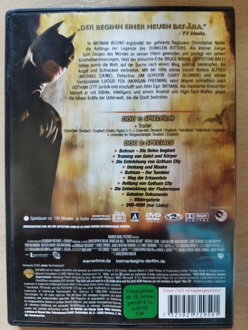 Tutti i DVDs: Batman Begins DVD 2-Disc Special Edition – Usato da Rhäzüns venduto da Badihuelsa 1